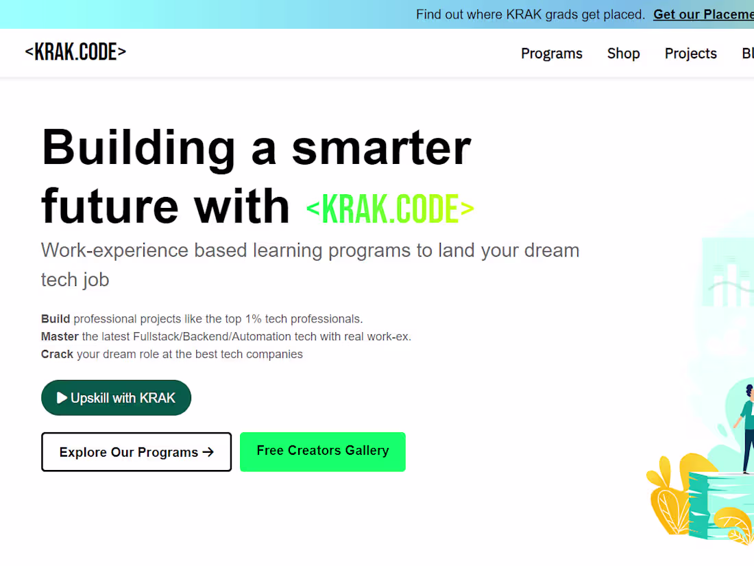 Cover image for KRAK CODE - A Educational Website 