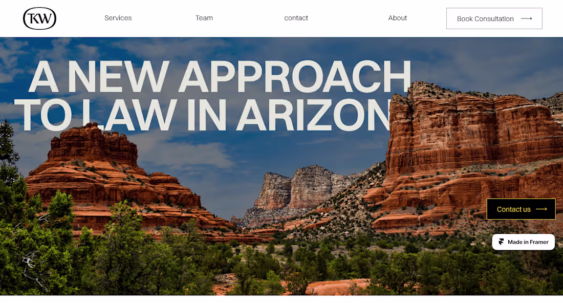 Cover image for Arizona Estate company project