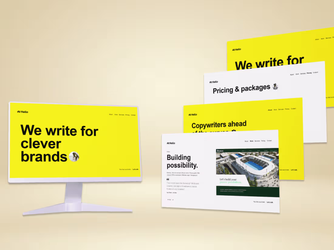 Cover image for At Hello