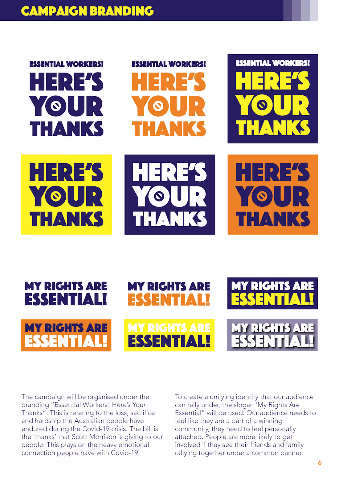 Cover image for Social Media Campaign for the Victorian Trade Union