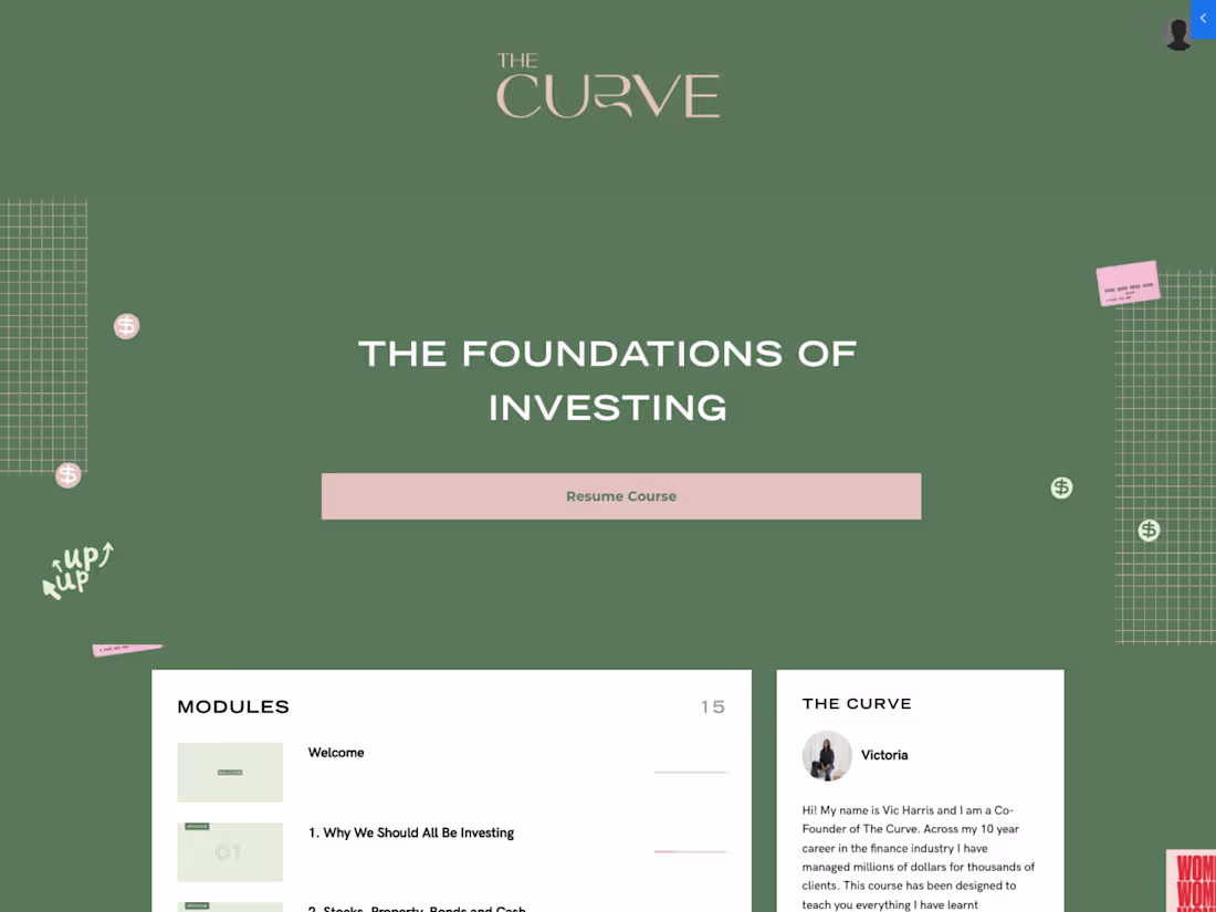 Cover image for Online Course Build on Kajabi