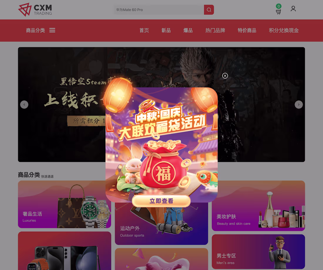 Cover image for CXM Group China Mall E-commerce Platform Development