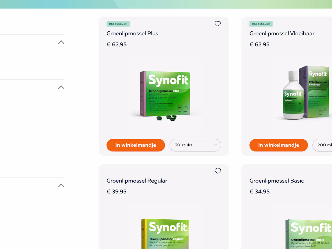 Cover image for E-commerce Synofit store