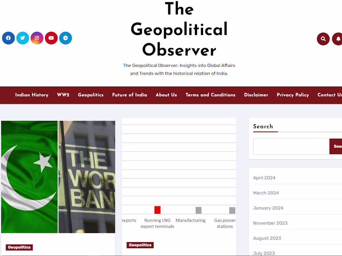 Cover image for Geopolitical Observer | Historical Blog