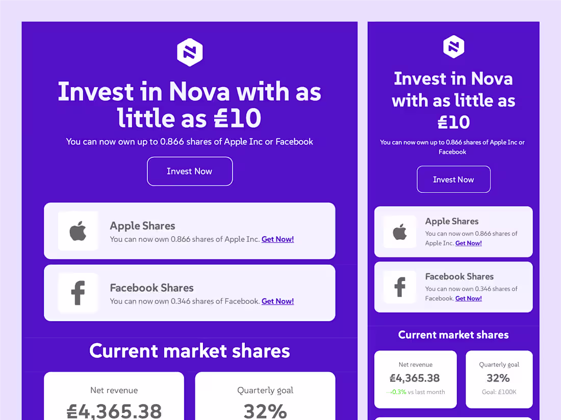 Cover image for Nova Investment Email