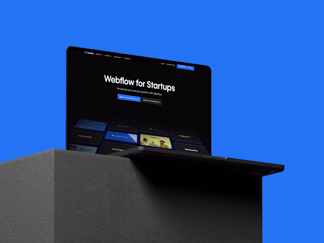 Cover image for Webflow for Startups