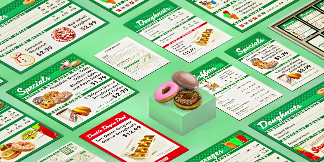 Cover image for Krispy Kreme Menu Signage