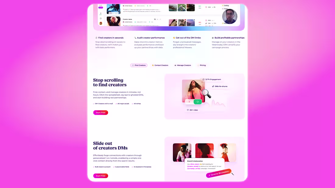 Cover image for Conversion optimized landing page for