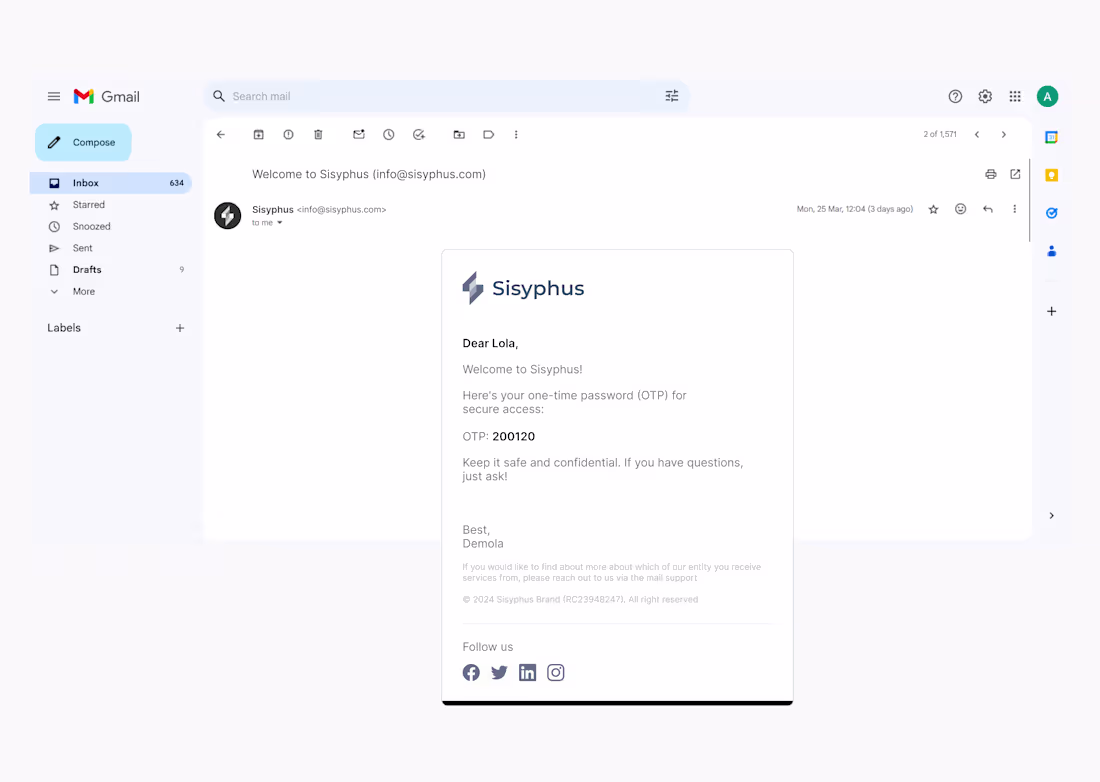 Cover image for Mail template design