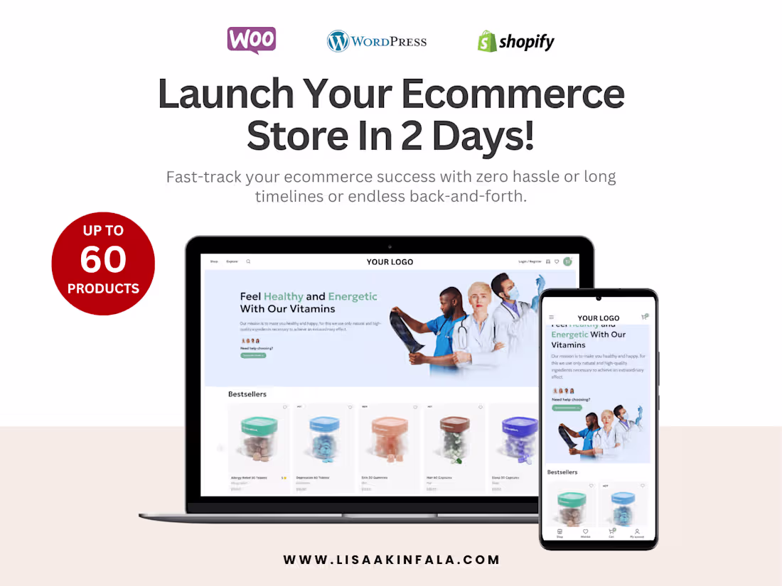 Cover image for Complete Ecommerce Bundle - VIP DAY SERVICE