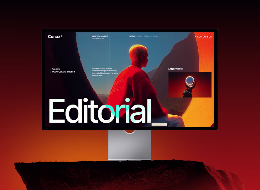 Cover image for Conax - Art Director Portfolio