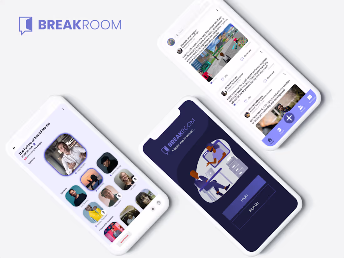 Cover image for Breakroom - End-To-End Networking App — John Atteh
