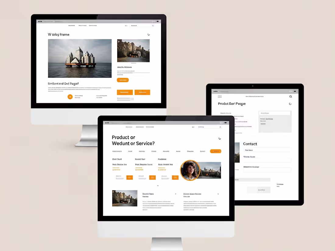 Cover image for website design and development 