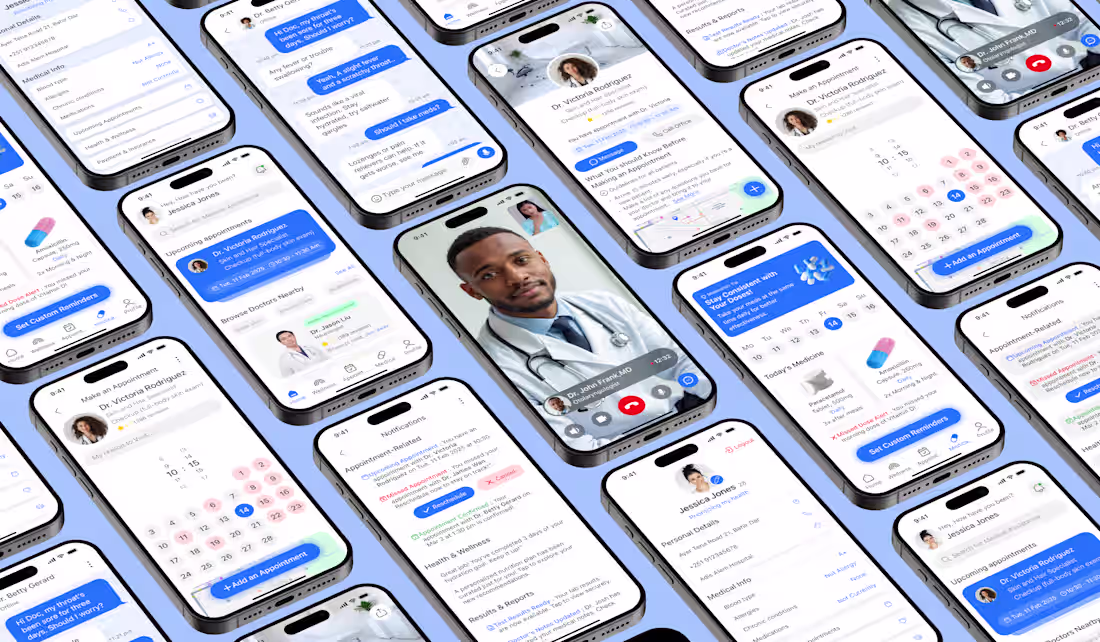 Cover image for User-Friendly Doctor Appointment App Concept