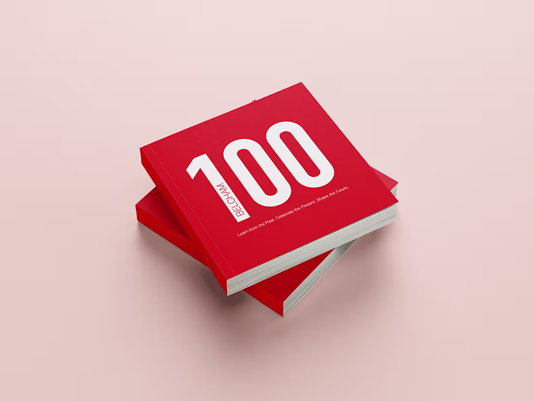 Cover image for BelCham's Centennial Book Design