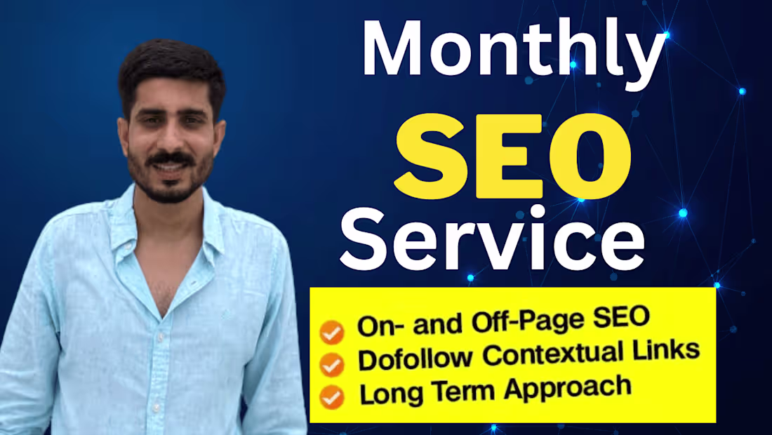 Cover image for Complete Monthly SEO Service With Quality Backlink