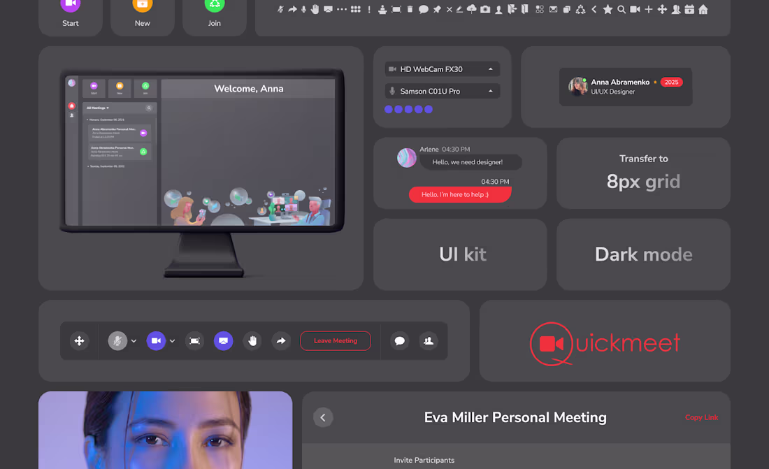 Cover image for Quickmeet: Dark Mode & Accessibility