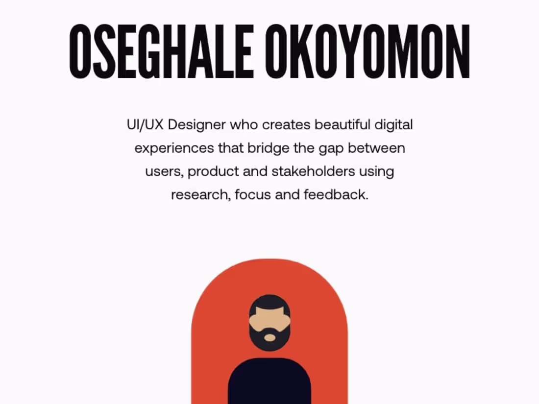 Cover image for Oseghale's UI/UX Portfolio