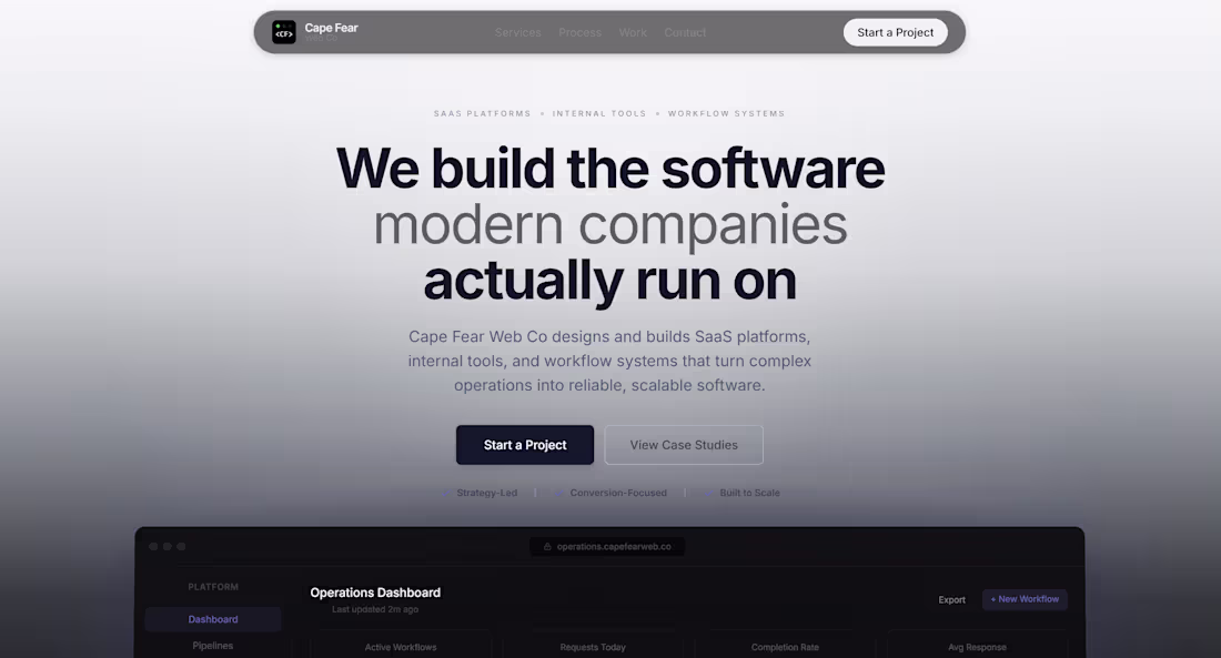 Cover image for Designed and built a production