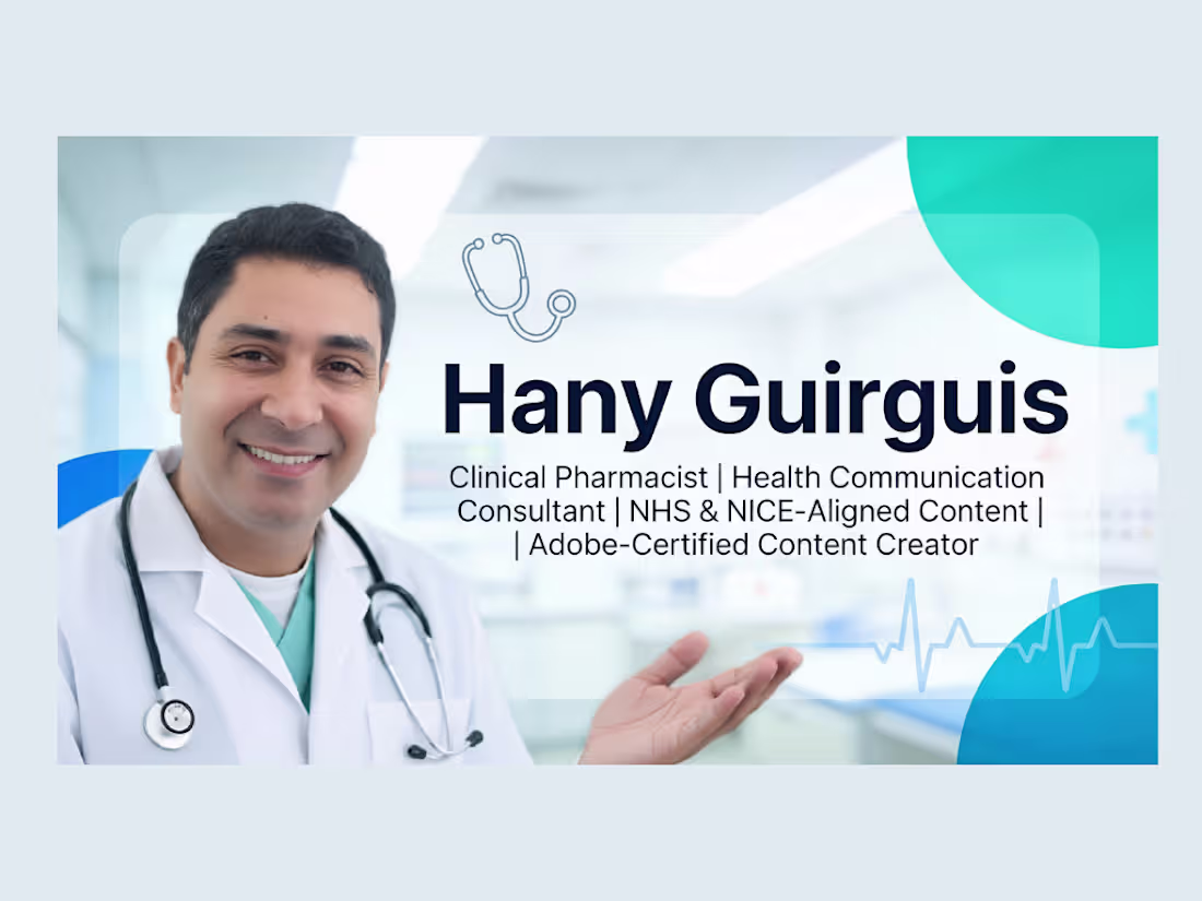 Cover image for Intro Video | Plain-English Medical Content & Design