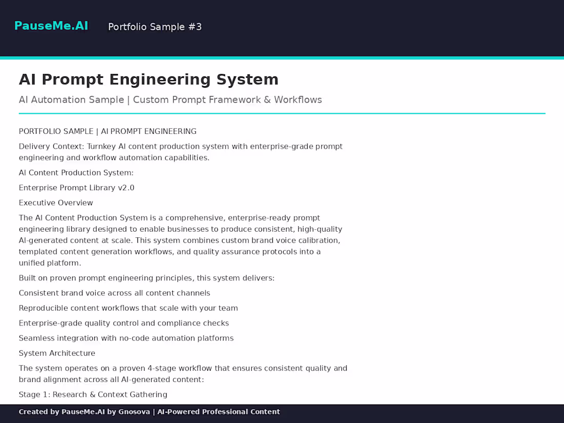Cover image for AI Content Production System: Enterprise