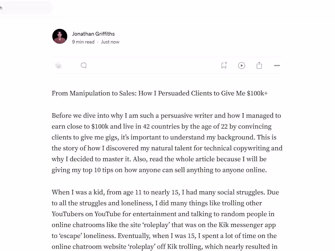 Cover image for Copywriting Project (Life Coaching Niche)