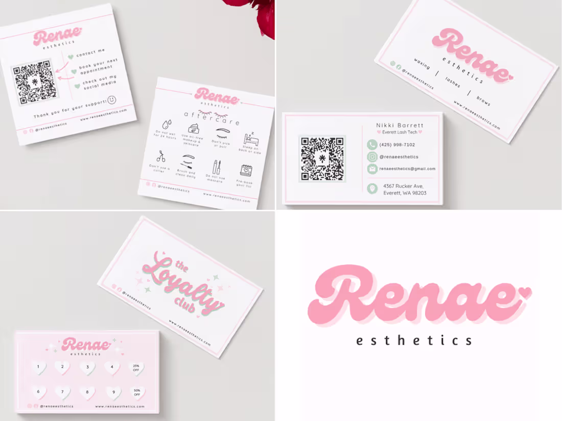 Cover image for Renae Esthetics - Branding