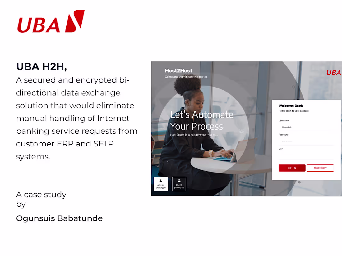 Cover image for UBA H2H Project 