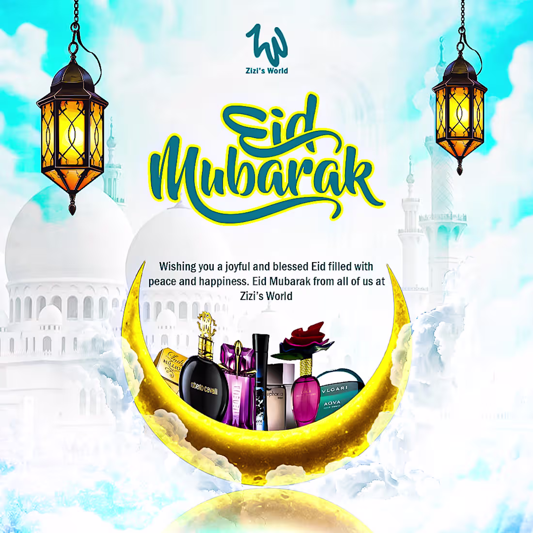 Cover image for Eid Mubarak Flyer – Zizi’s World