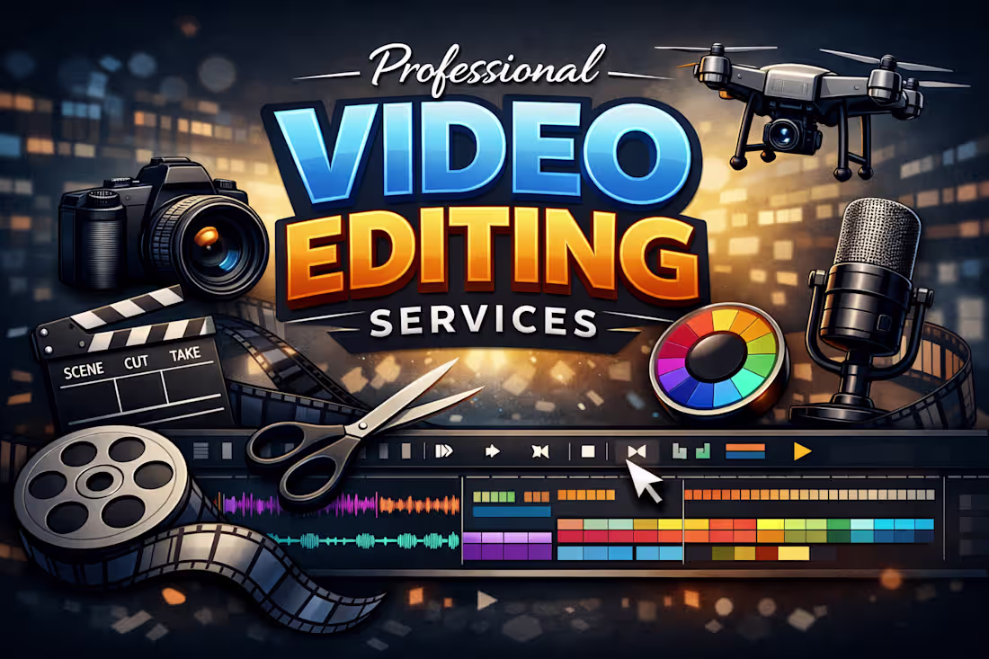 Cover image for Professional video edits. 