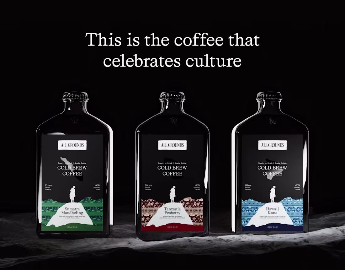 Cover image for All Grounds Coffee | Branding, Naming & Packaging