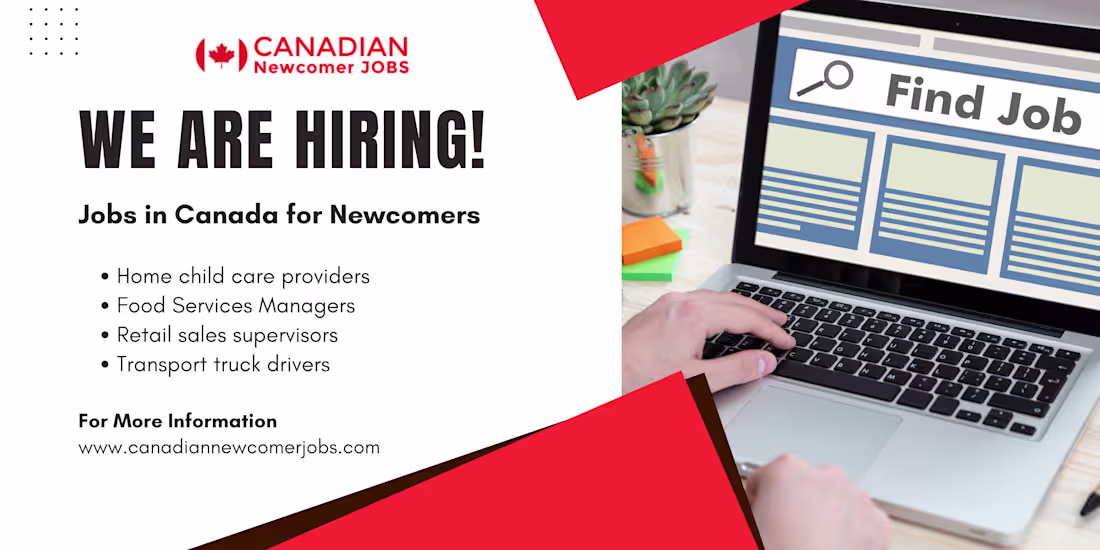 Cover image for Jobs in Canada for Newcomers