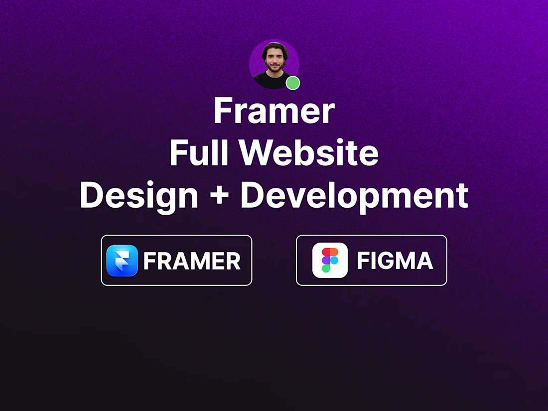 Cover image for Framer Full Website Design + Development