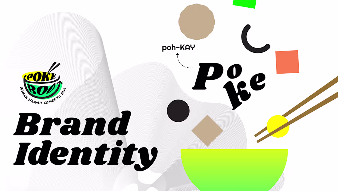 Cover image for Brand Identity & Guideline - Poke Bowl :: Behance