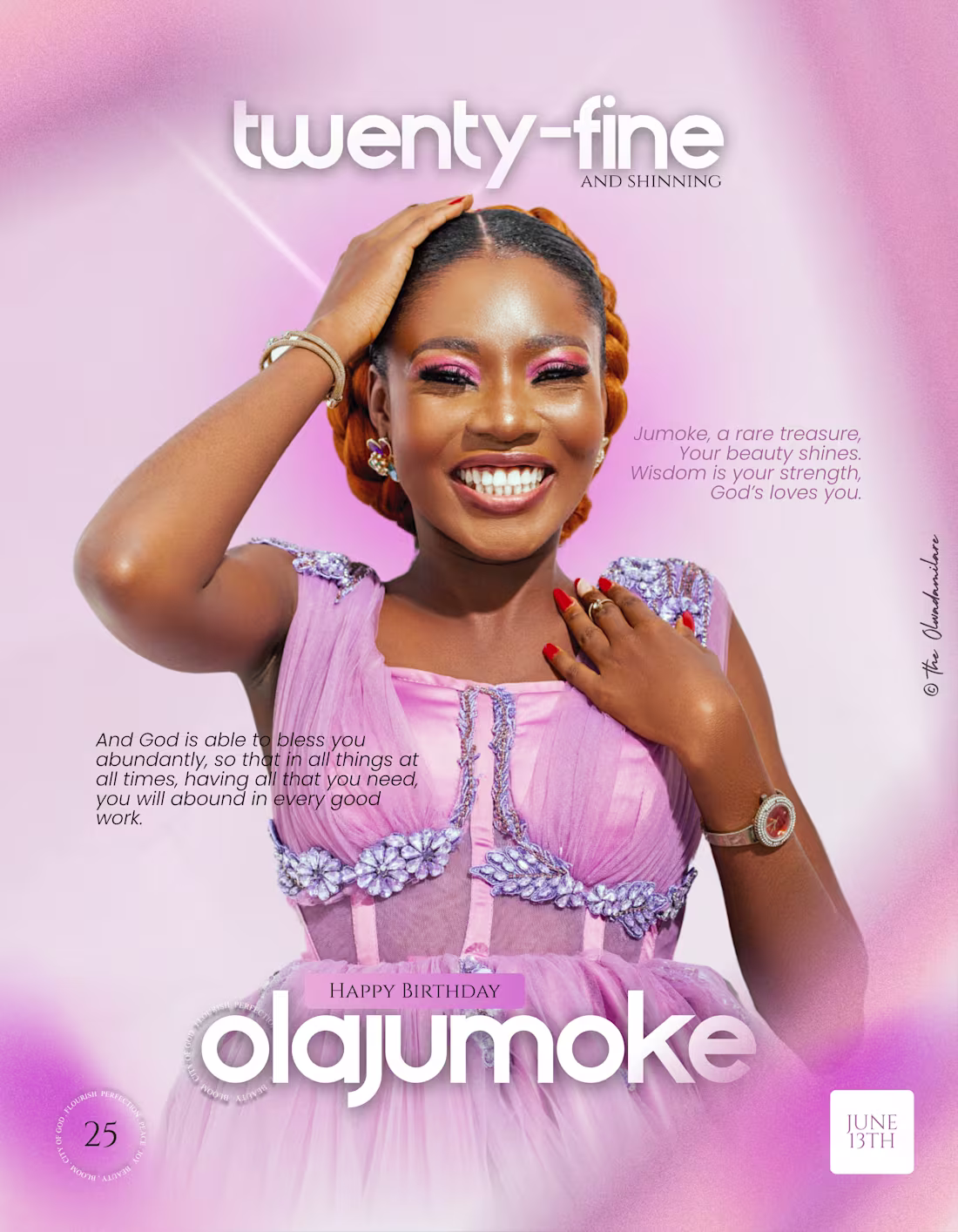 Cover image for Birthday Poster | THE BEST | BLOOM SEASON