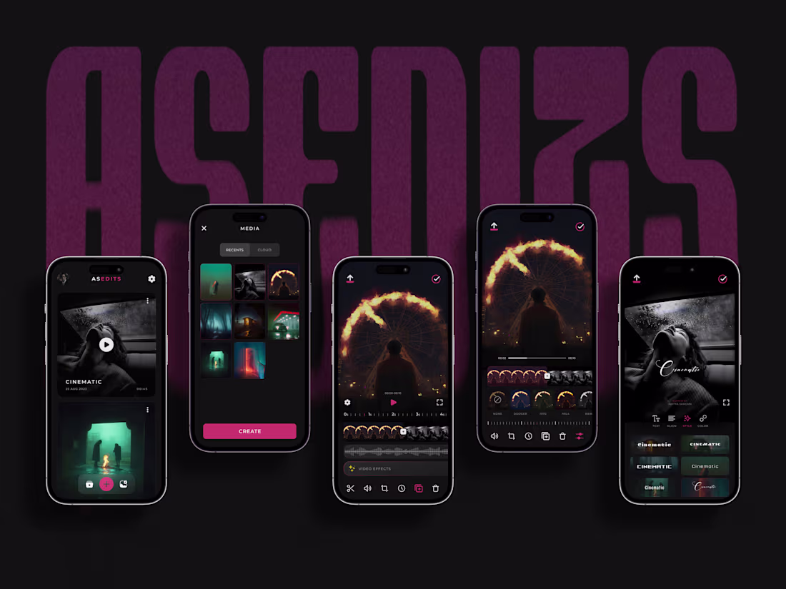 Cover image for Video Editor Application UI Design