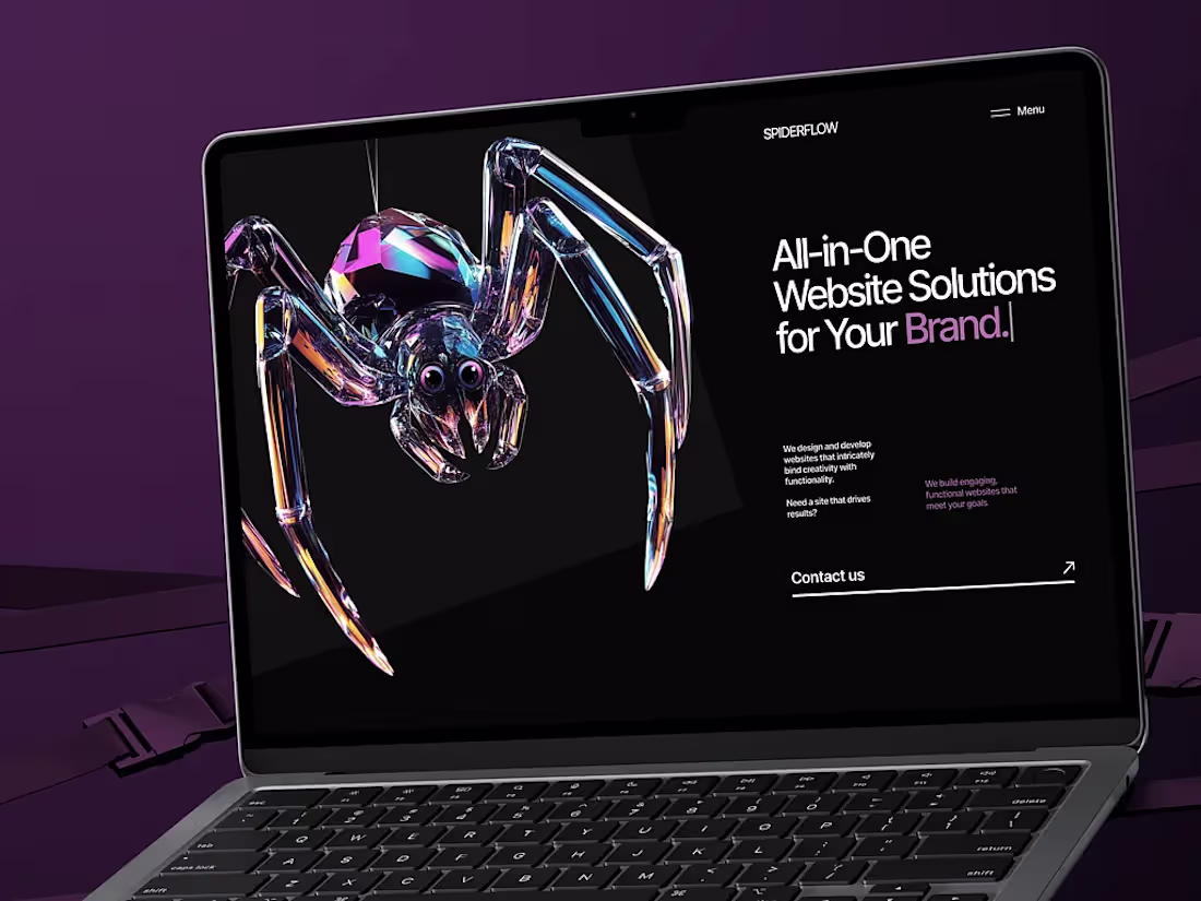 Cover image for SPIDERFLOW - complex website development agency