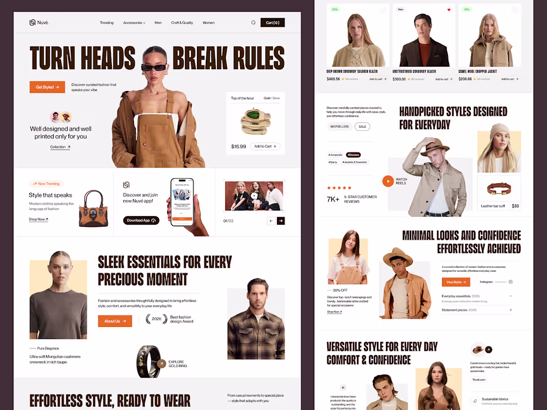 Cover image for Nuvé - Fashion Landing Page
-
Nuvé