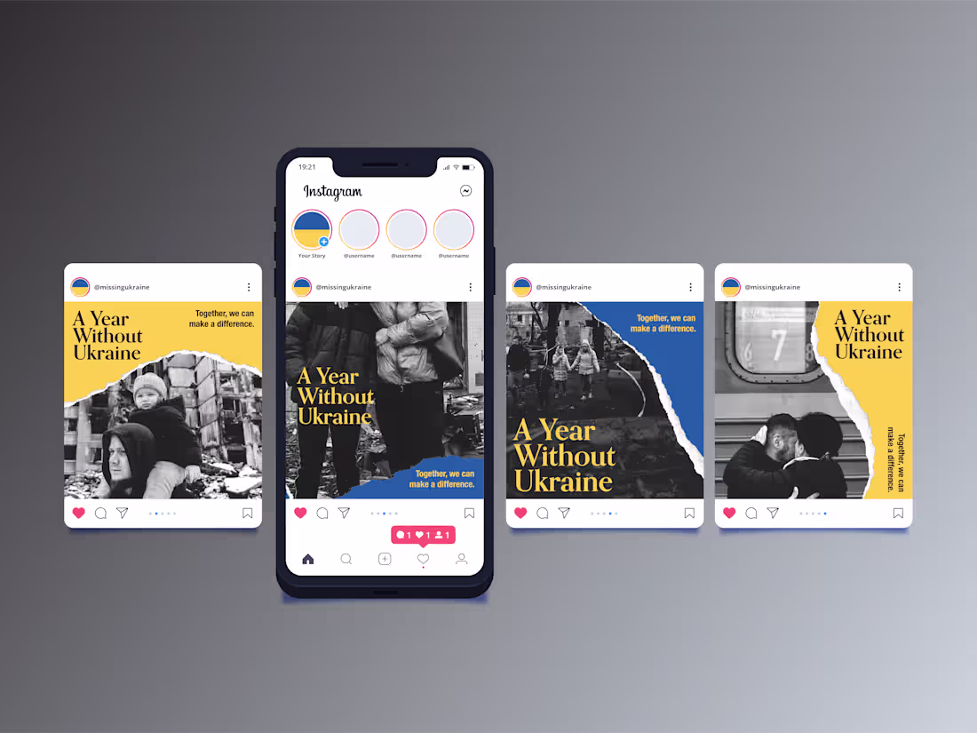 Cover image for "A Year Without Ukraine" Campaign