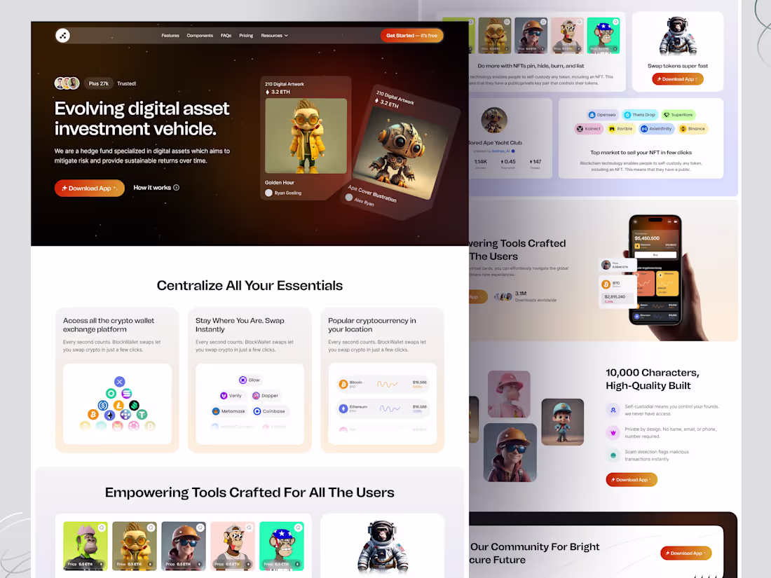 Cover image for NFT Landing Page
NFT Landing Page