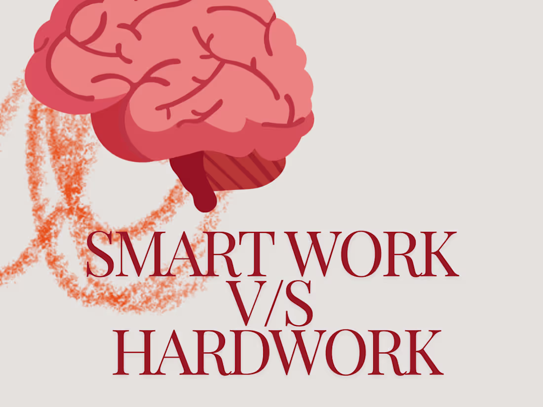 Cover image for SMART WORK V/S HARDWORK