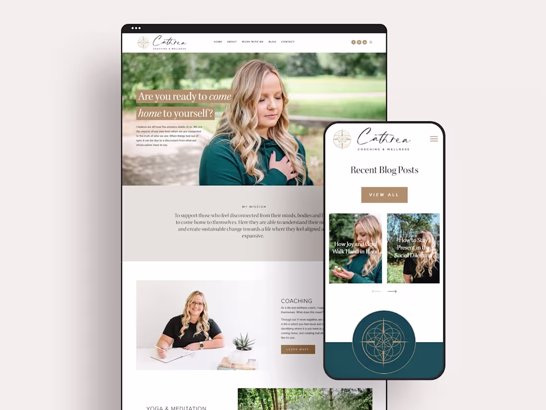 Cover image for Cathrea Coaching + Wellness