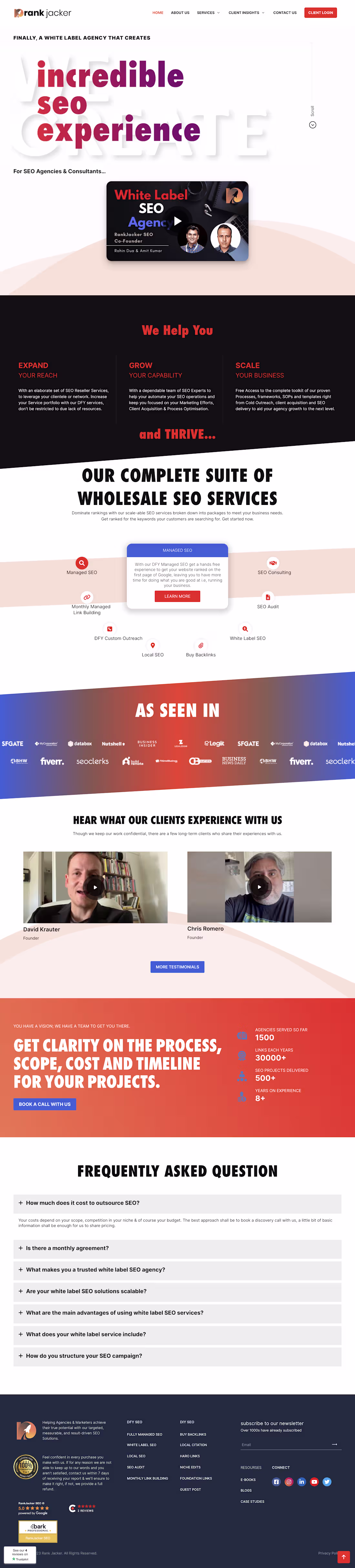 Cover image for Web Development for an SEO Agency