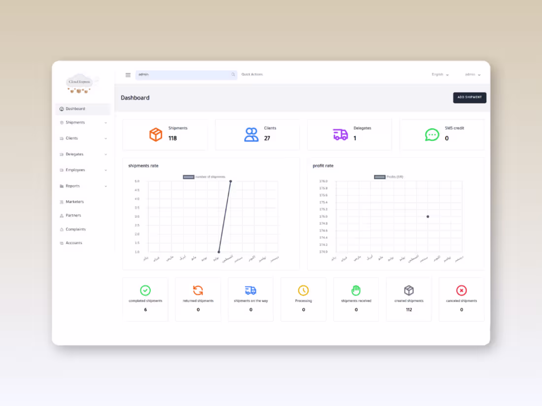 Cover image for Cloud Express | Parcel Shipping System with Laravel & Vue.js 
