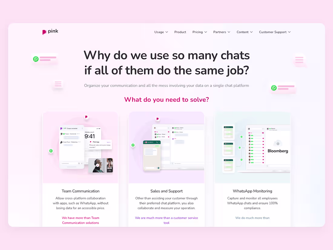 Cover image for Pink App: Webflow Development 