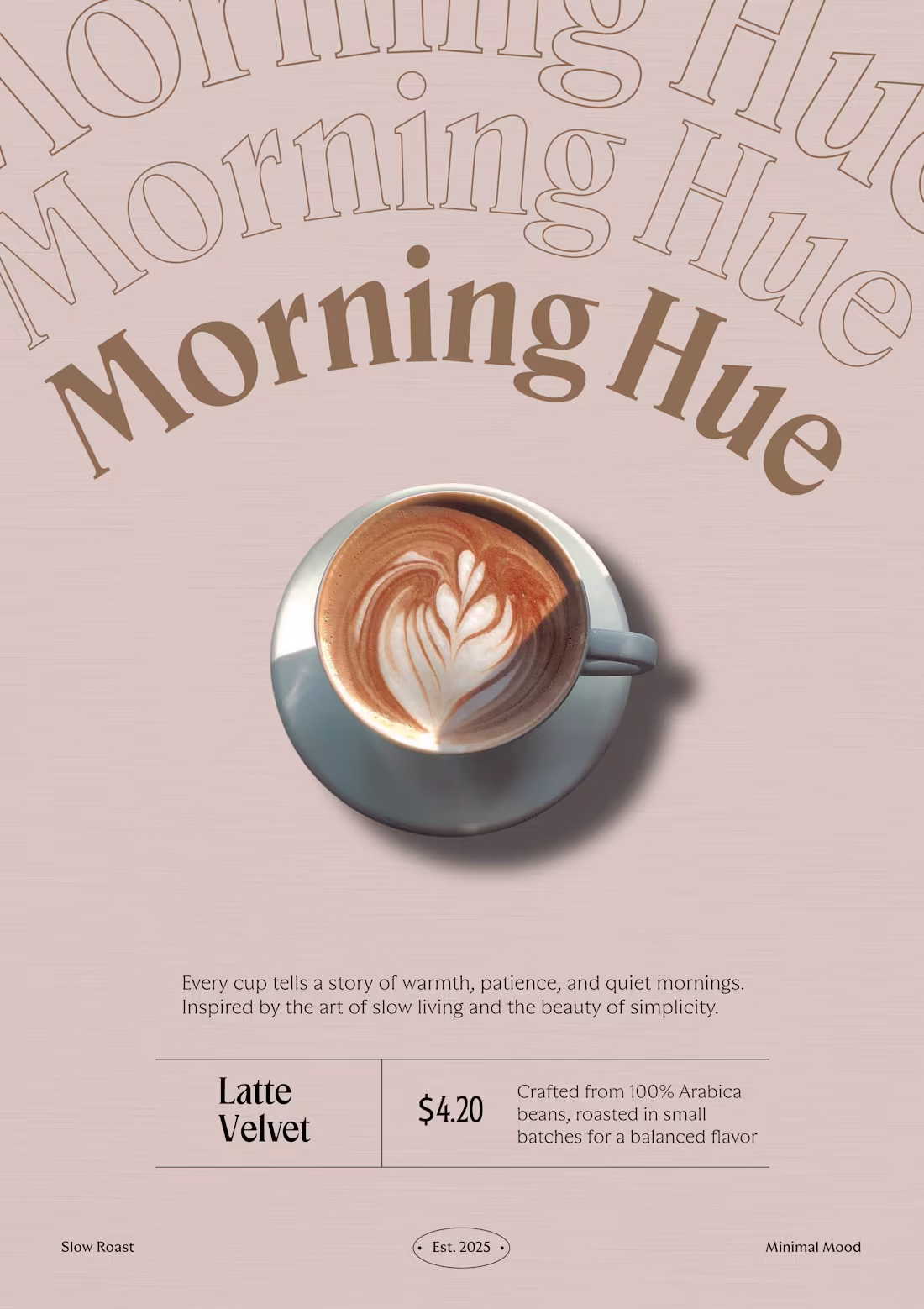 Cover image for Poster design for a coffee-themed