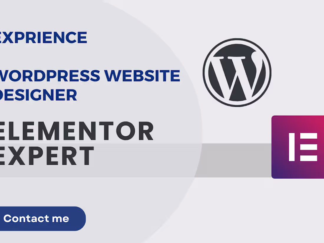 Cover image for Web Design - Elementor Expert