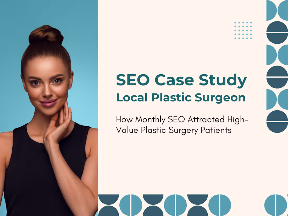 Cover image for Strategic SEO for a Plastic Surgeon Practice