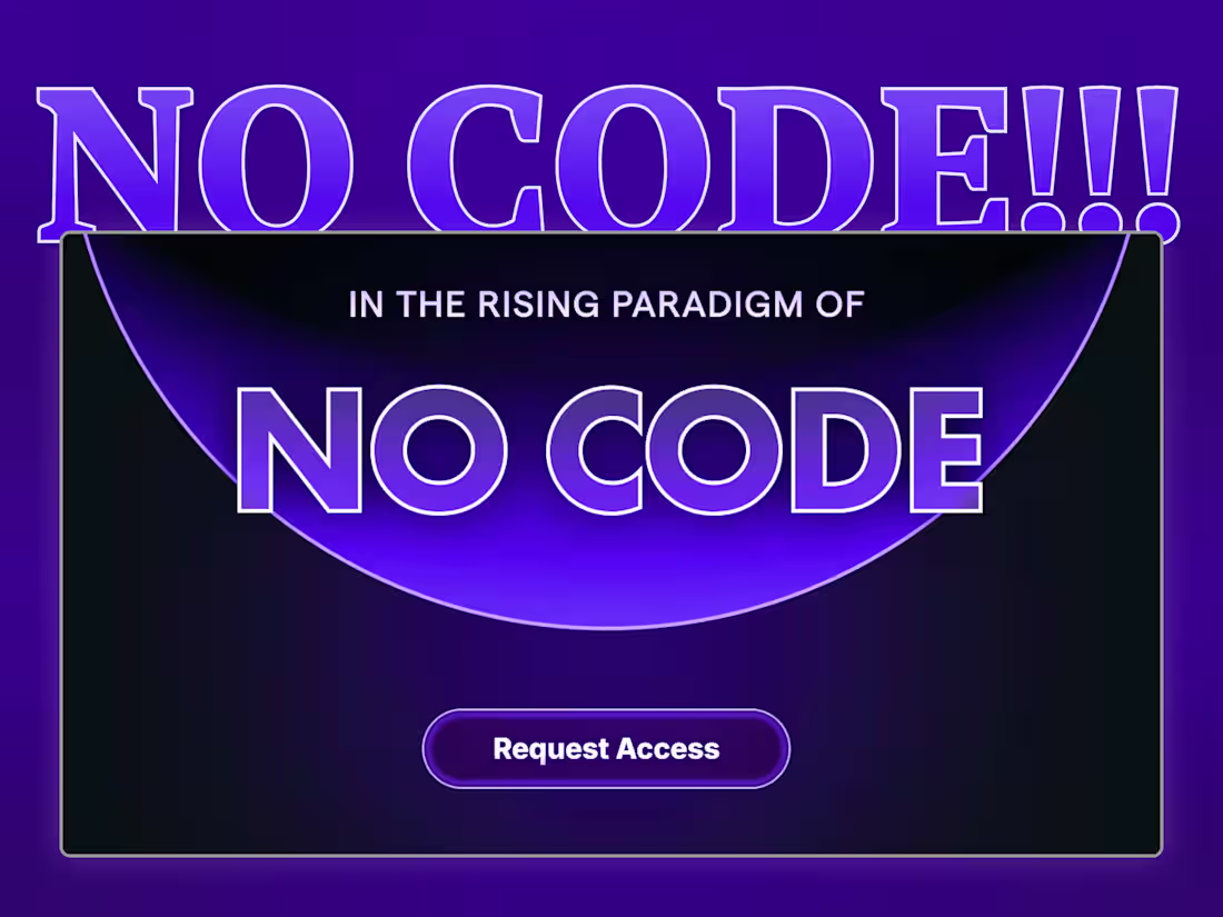 Cover image for No Code Tools Framer & Figma Landing Page Design & Development