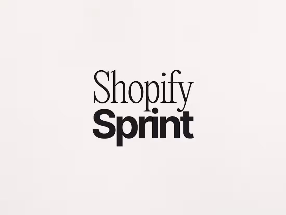 Cover image for Shopify Sprint